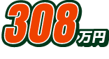 価格308万円