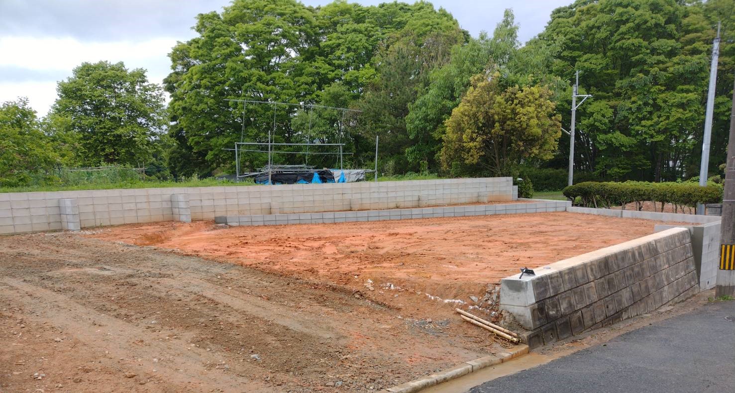 大中環境,施工事例,福岡県小郡市三沢　造成工事