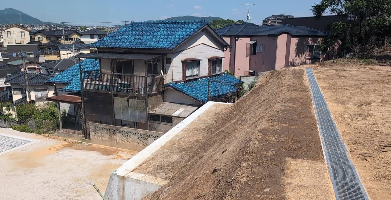 大中環境,施工事例,福岡県筑紫野市二日市北　造成工事
