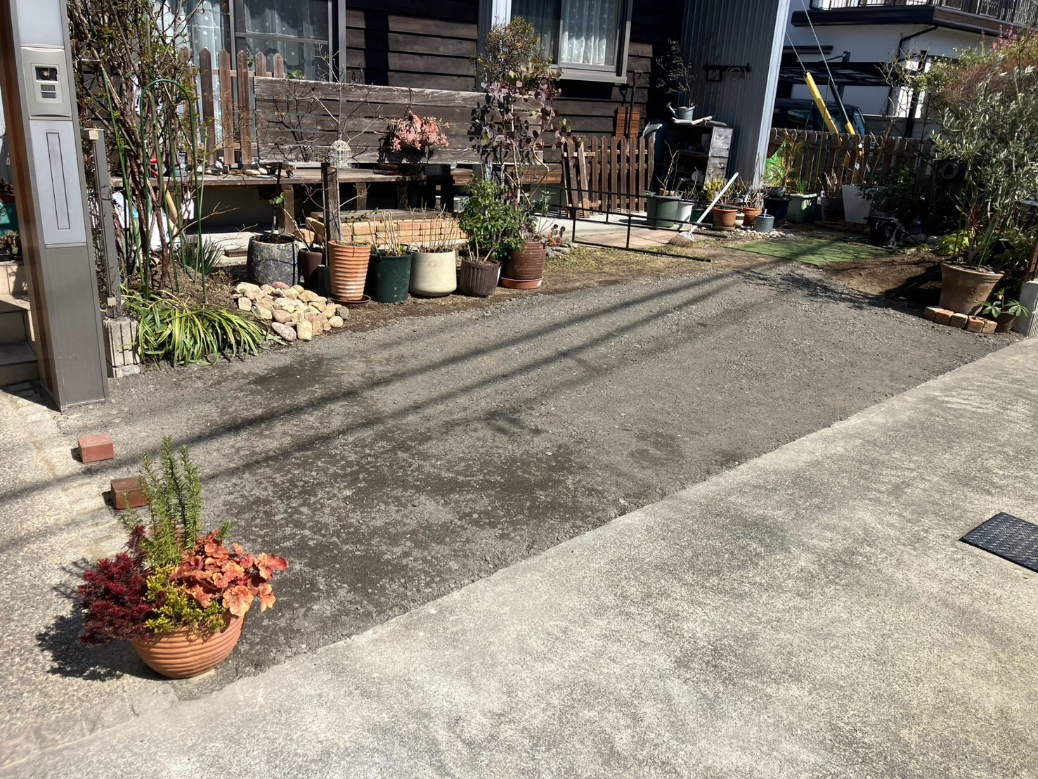 大中環境,施工事例,愛知県小牧市　駐車場拡張工事