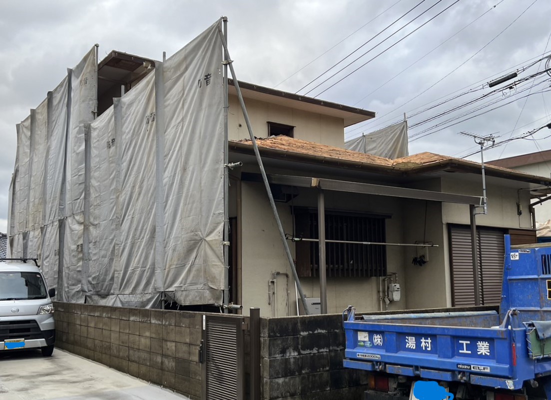 福岡県北九州市小倉南区　家屋解体工事