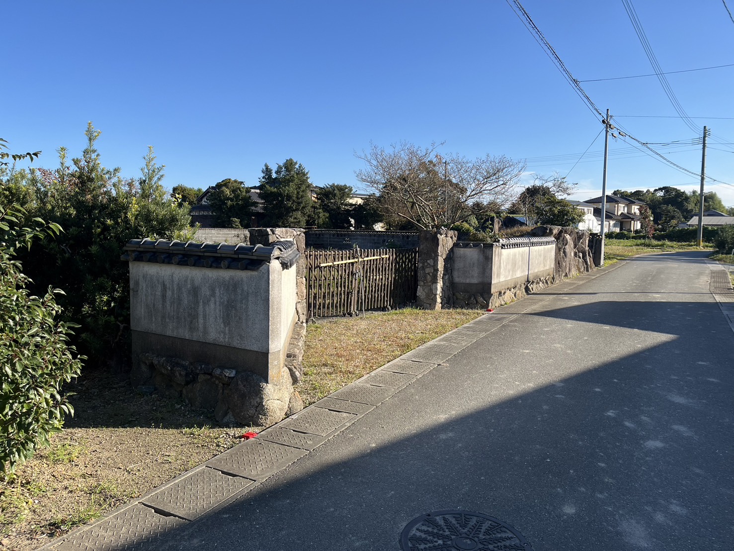 大中環境,施工事例,福岡県小郡市下岩田　外構解体工事
