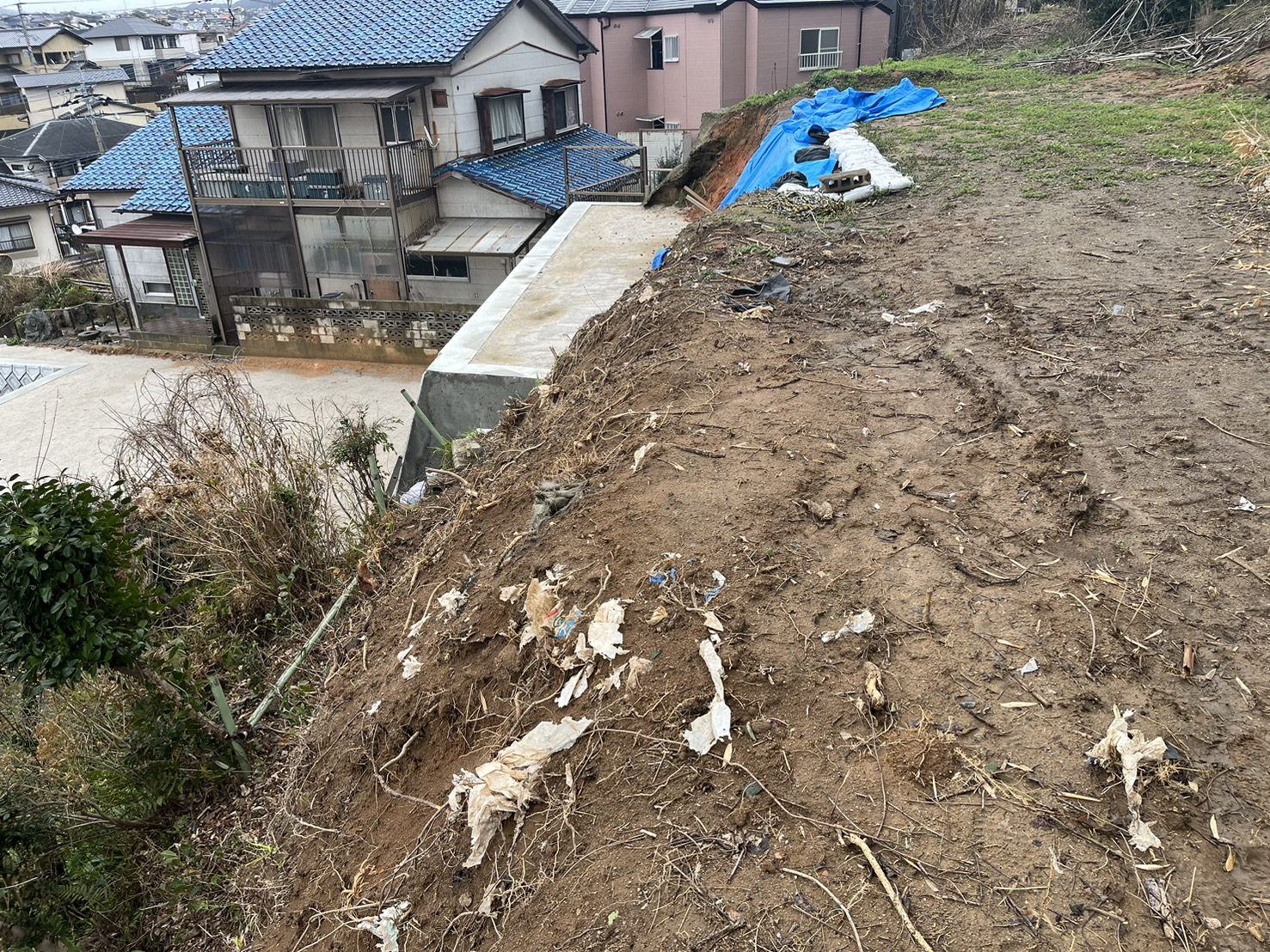 福岡県筑紫野市二日市北　造成工事