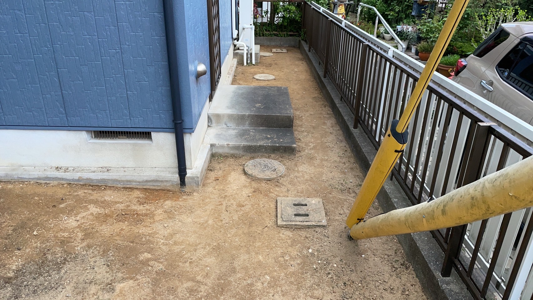 大中環境,施工事例,福岡県古賀市舞の里　外構工事