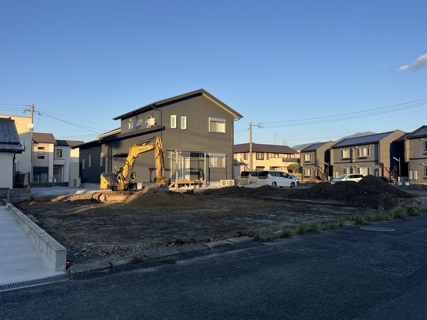 福岡県直方市新町　造成工事