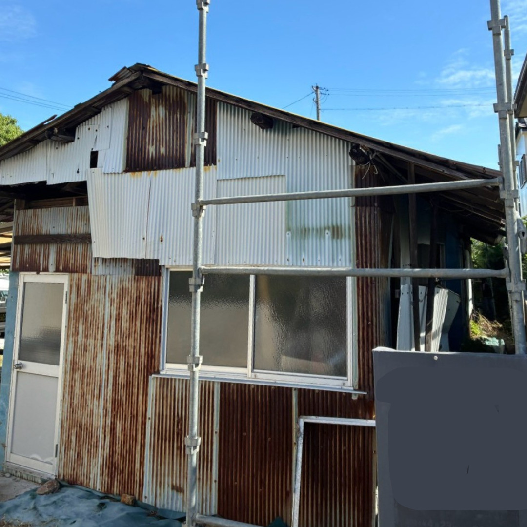 愛知県江南市　倉庫・小屋解体工事
