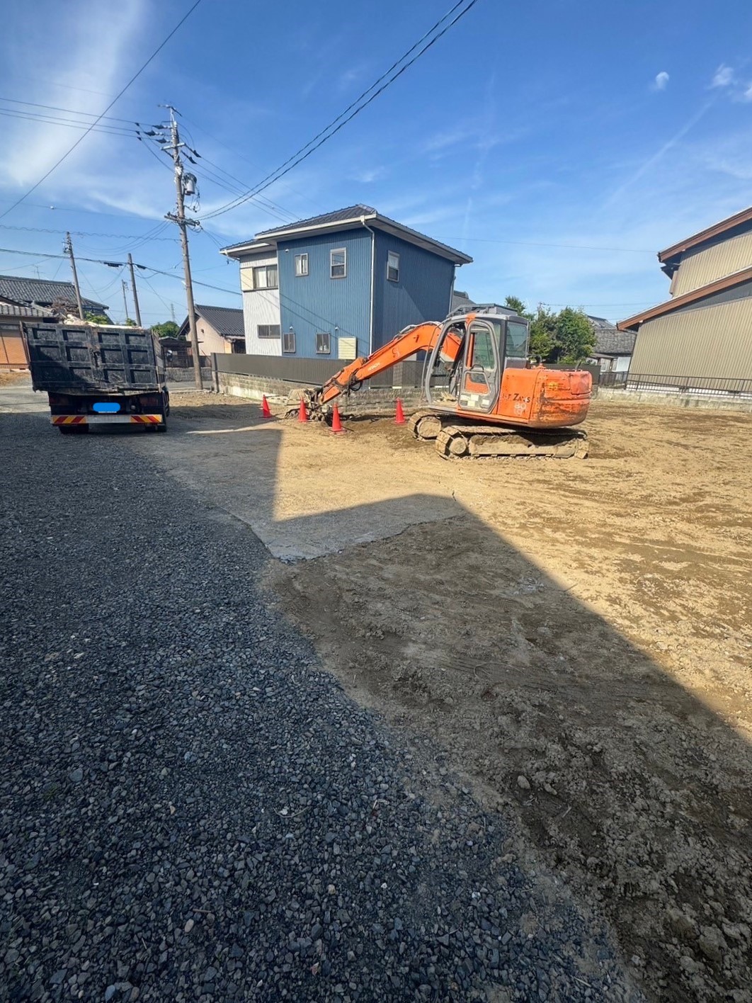 愛知県稲沢市祖父江町　造成工事